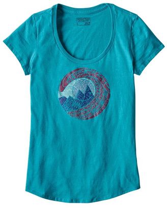 Patagonia Women's Window Racer Cotton/Poly Scoop Neck T-Shirt