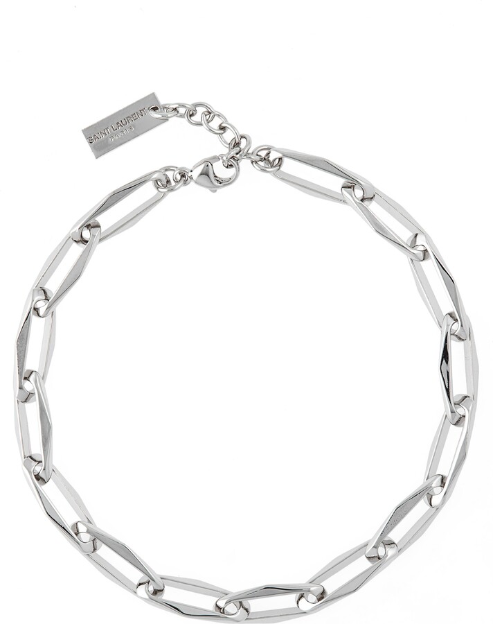 Saint Laurent Rectangular Chain Bracelet - ShopStyle