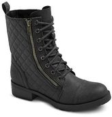 Thumbnail for your product : Mossimo Women's Carmen Quilted Ankle Combat Boots