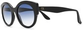 Thumbnail for your product : Emmanuelle Khanh Round Oversized Sunglasses
