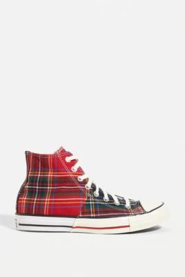 red tartan converse