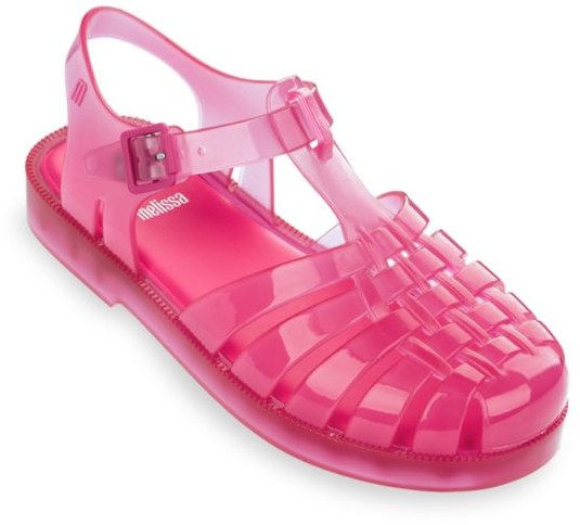 girls pink jelly shoes