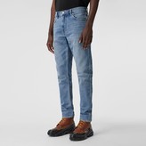 Thumbnail for your product : Burberry Slim Fit Kingdom Print Washed Jeans