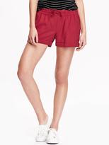 Thumbnail for your product : Old Navy Women's Linen-Blend Shorts (3 1/2")