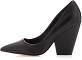 Thumbnail for your product : Dolce Vita Samar Leather Wedge Pump, Black