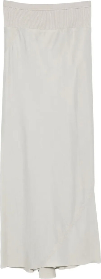 Rick Owens Ribbed Asymmetric Skirt