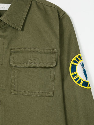 Stella McCartney Kids badges military shirt