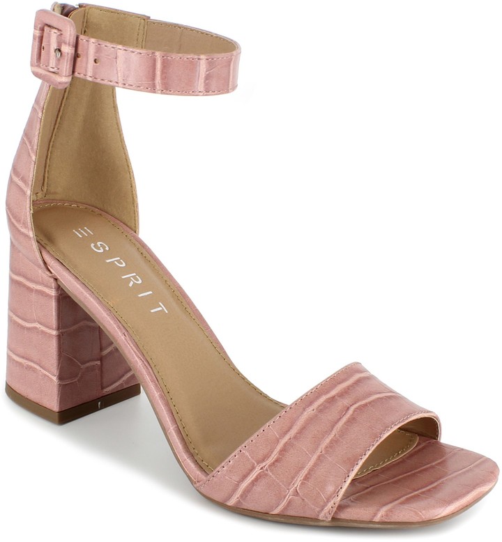 dusty pink sandals heels