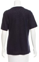 Thumbnail for your product : Tory Burch Embroidered Linen T-Shirt