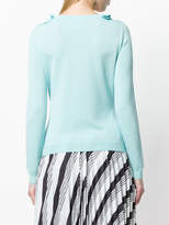 Thumbnail for your product : Moschino Boutique embellished neckline cardigan