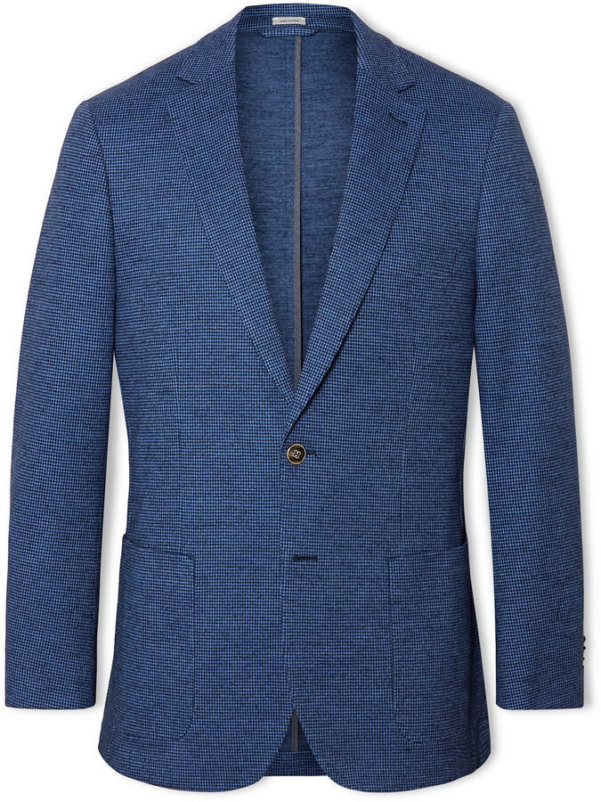cotton unstructured blazer