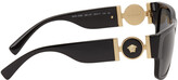 Thumbnail for your product : Versace Black Medusa Medallion Square Sunglasses