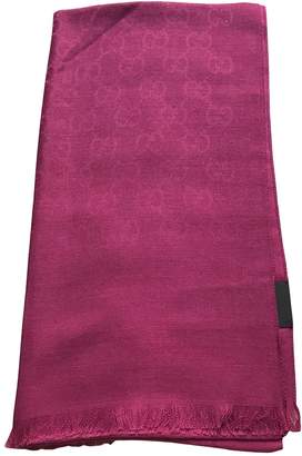Gucci Purple Wool Scarves