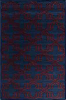 Wildon Home Machine Washable Trellis Gray Area Rug