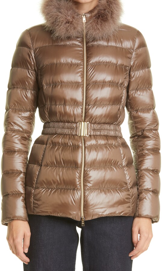 herno stand collar down coat