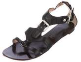 Thumbnail for your product : Giuseppe Zanotti Leather T-Strap Sandals