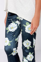 Thumbnail for your product : MinkPink Mink Pink Oriental Bloom Navy Blue Floral Print Velvet Pants