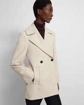 Thumbnail for your product : Theory Sculpted Peacoat in Recycled Wool Melton