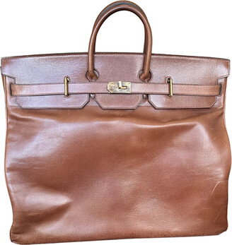 Hermes Birkin Voyage leather 24h bag - ShopStyle