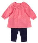 Thumbnail for your product : Marks and Spencer Indigo Collection 2 Piece Pure Cotton Swiss Dotted Tunic & Leggings Outfit