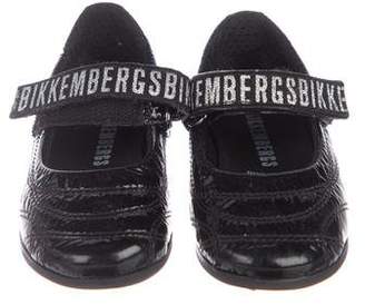 Bikkembergs Girls' Patent Leather Maryjane Shoes