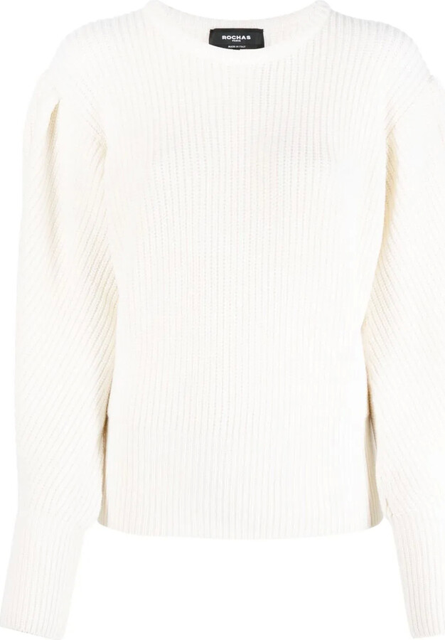Rochas Chunky Ribbed-Knit Jumper