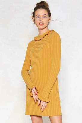 Nasty Gal Pull Knit Off Sweater Dress
