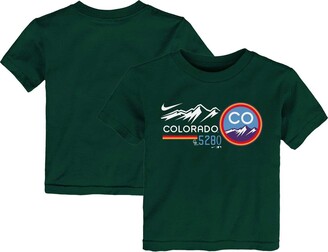 Nike Preschool Nike Hunter Green Colorado Rockies City Connect T-Shirt