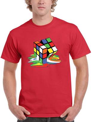 Theory NineTeen Big Bang Melting Rubik's Cube Mens T-Shirt (S, )