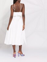 Thumbnail for your product : Self-Portrait Pearl-Embellished Flared Dress