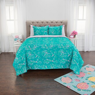 Riztex Usa, Inc/vdc Simply Southern Seashell And Coral Reversible Twin XL  Quilt Set In Pink - ShopStyle