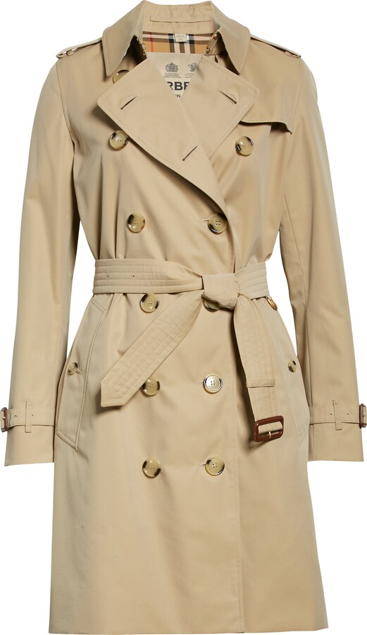 Burberry Kensington Cotton Trench Coat