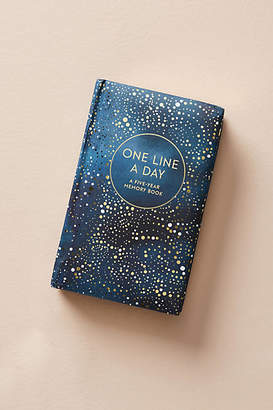 Anthropologie One Line A Day: A Five-Year Memory Book