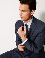Thumbnail for your product : M&S Collection LuxuryMarks and Spencer Navy Regular Fit Wool Jacket