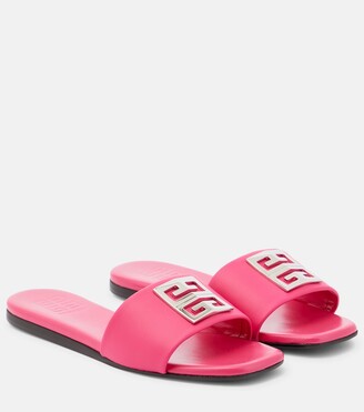 Givenchy 4G leather sandals - ShopStyle