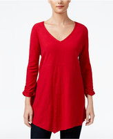 Thumbnail for your product : Style&Co. Style & Co V-Neck Handkerchief-Hem Top, Only at Macy's