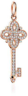 Tiffany & Co. Keys Victoria key in 18k rose gold with diamonds, mini