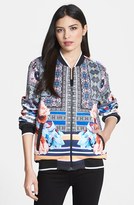 Thumbnail for your product : Clover Canyon 'Byzantine Scarf' Print Bomber Jacket