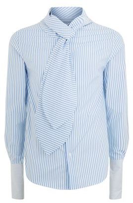 J.W.Anderson All-Over Stripe Tie Shirt