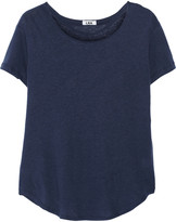 Thumbnail for your product : LnA Chelsea cutout linen and cotton-blend T-shirt