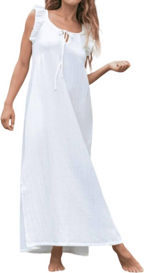 Erica Wilson Maya Dress In White