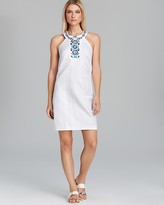 Thumbnail for your product : Laundry by Shelli Segal Dress - Sleeveless Embroidered Tonal Floral Jacquard