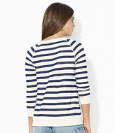 Thumbnail for your product : Lauren Ralph Lauren French Terry Striped Top