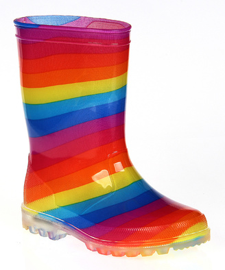 Jelly Beans Rainbow Doorstop Rain Boot