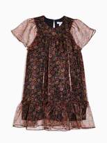 Thumbnail for your product : Topshop Organza Mini Dress - Multi