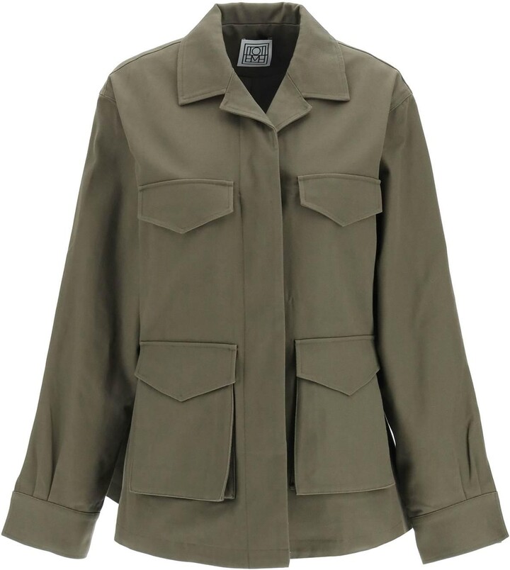 Totême Cotton Army Jacket ShopStyle