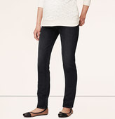 Thumbnail for your product : LOFT Petite Maternity Skinny Ankle Jeans in Puddle Blue Wash