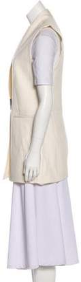 Helmut Lang Virgin Wool-Blend Textured Vest