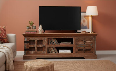 Bungalow Rose Monsserat Solid Wood 60'' W Storage Credenza