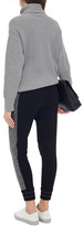 Thumbnail for your product : James Perse Merino Wool And Cashmere-blend And French Cotton-terry Track Pants